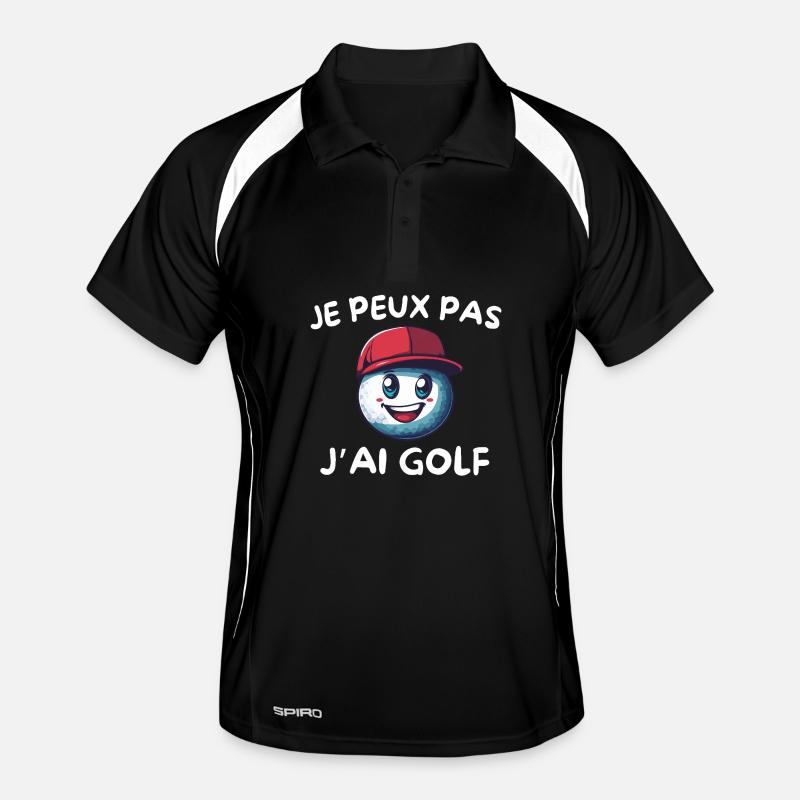 Cap Rouge Golfball-Maskottchen Männer Polo atmungsaktiv