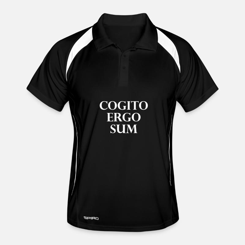 Cogito Ergo Sum Men's Polo breathable