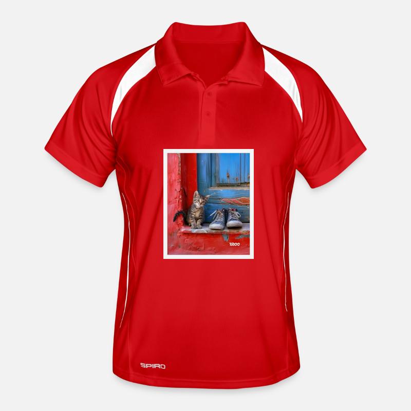 chat doux Polo respirant Homme