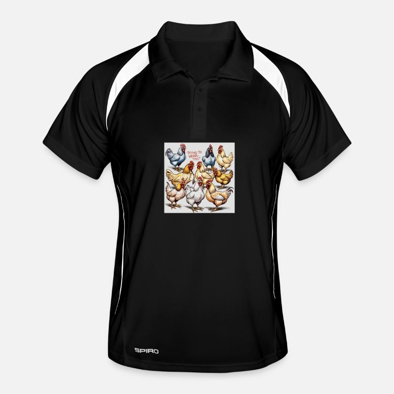 Ballet de poulet : Troupe de poulets polyphoniques Polo respirant Homme