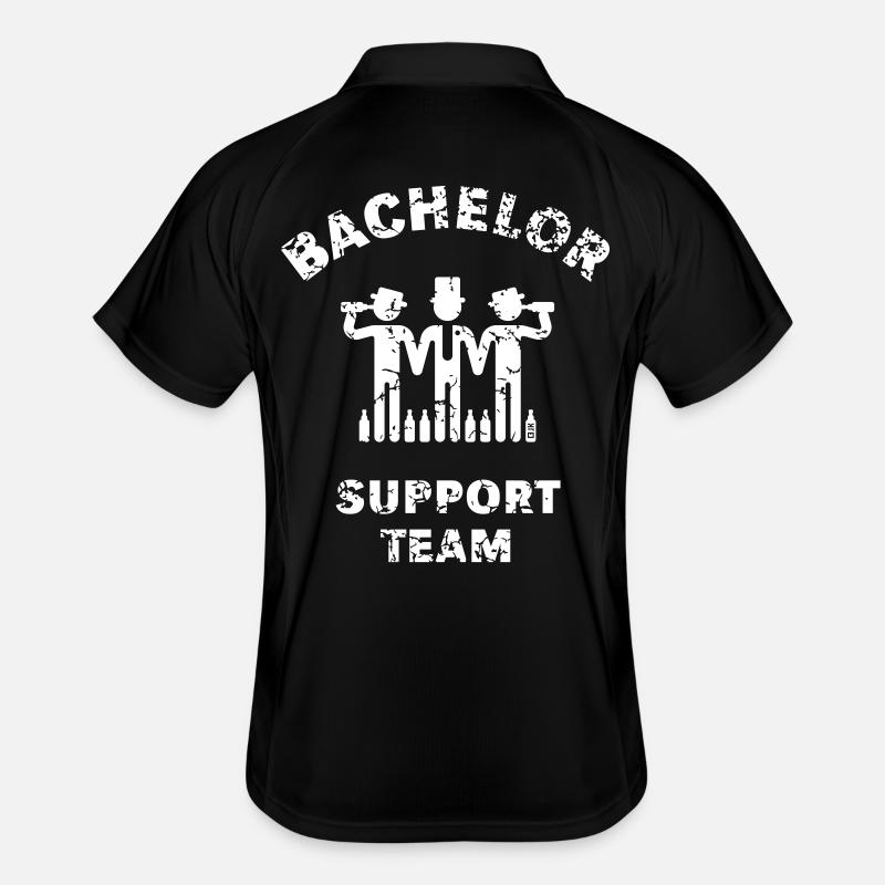 Bachelor Support Team (JGA Polterabend Vintage W) Männer Polo atmungsaktiv