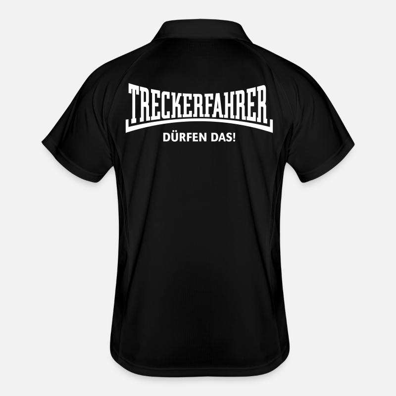 Treckerfahrer Dürfen Das! Trecker Traktor Konkav W Männer Polo atmungsaktiv