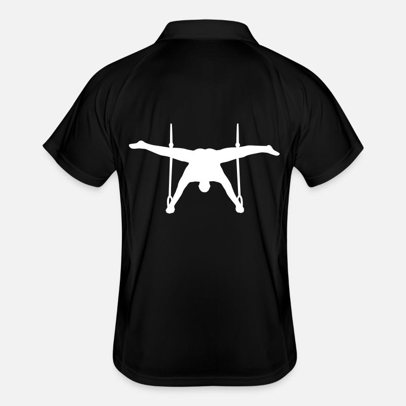 Gymnaste élégante - force en blanc Polo respirant Homme