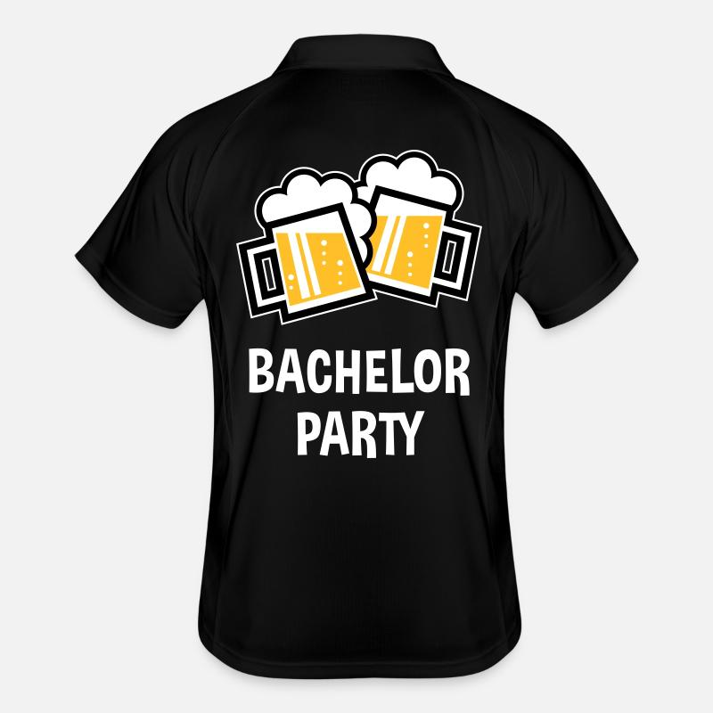 Enterrement de vie de garçon (enterrement de vie de garçon, chopes à bière bavaroises 3C) Polo respirant Homme