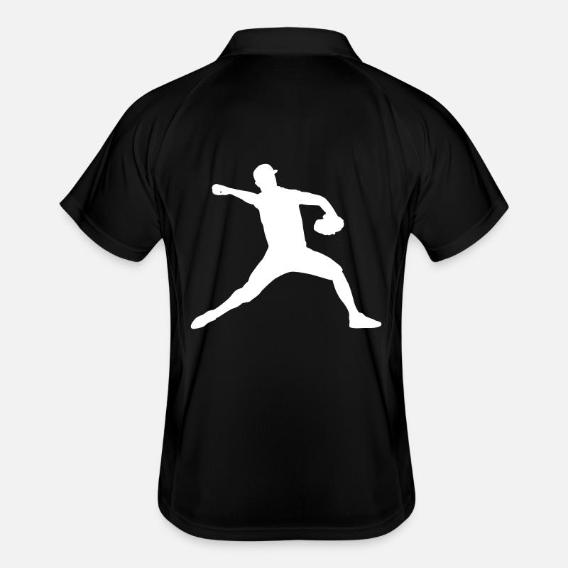 Baseball Batting Ball Pitcher Gift Men's Polo breathable