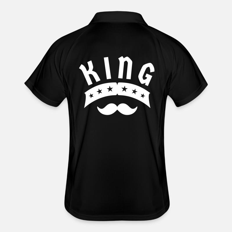 King Krone König Geschenk Männer Polo atmungsaktiv