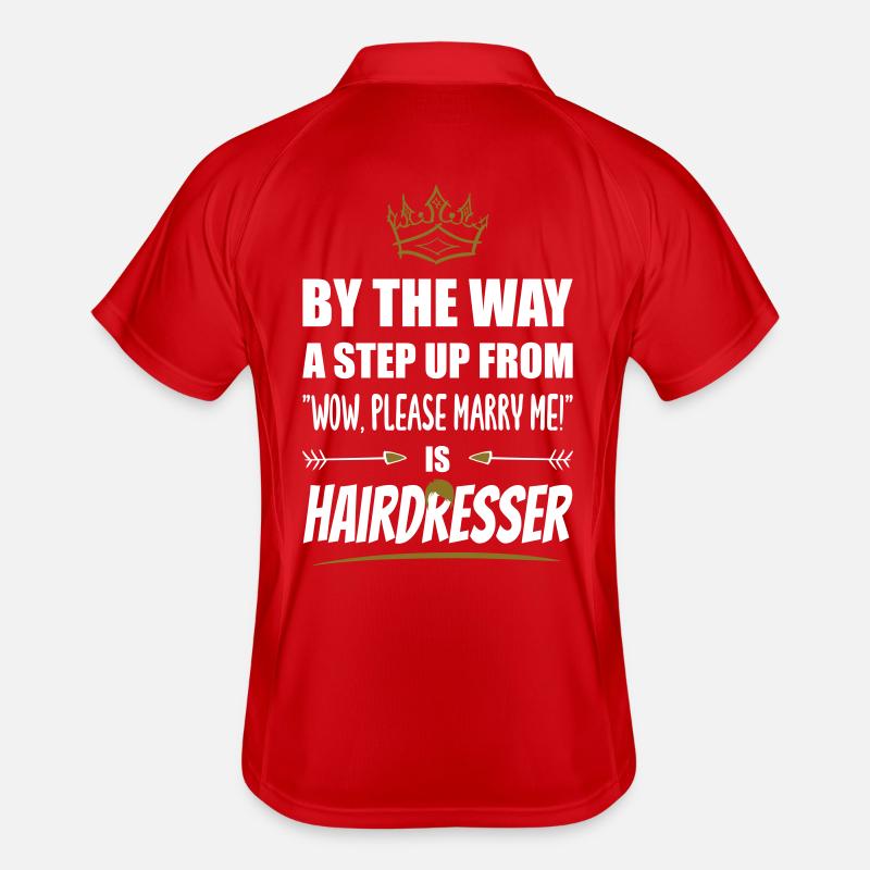 Il parrucchiere è il più attraente! Polo traspirante per uomo