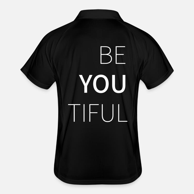 Be You Tiful Beautiful Männer Polo atmungsaktiv