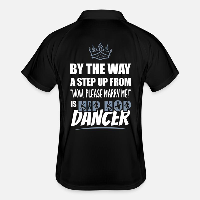 A hip hop dancer is the most attractive Men's Polo breathable