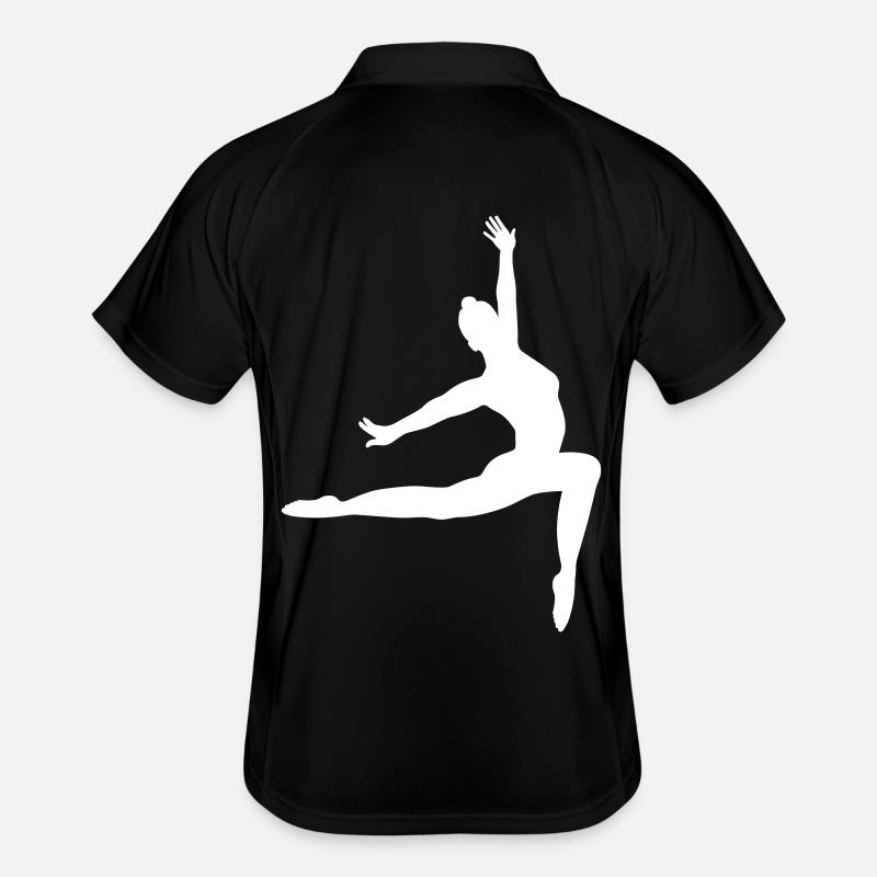 Ballet Ballerine Danse en Blanc Polo respirant Homme