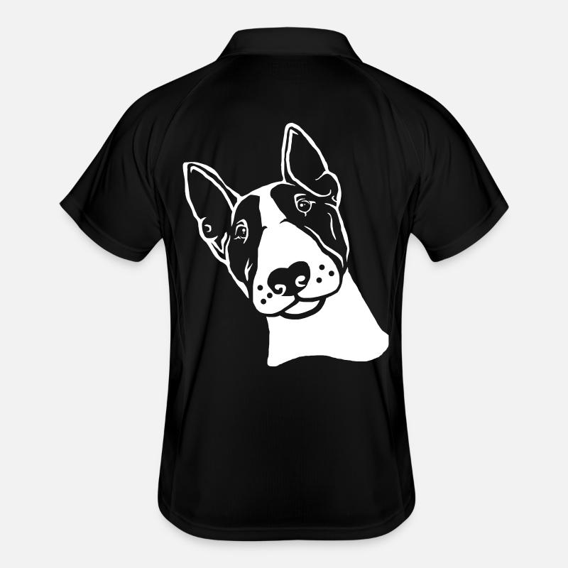 Miniature Bull Terrier Men's Polo breathable