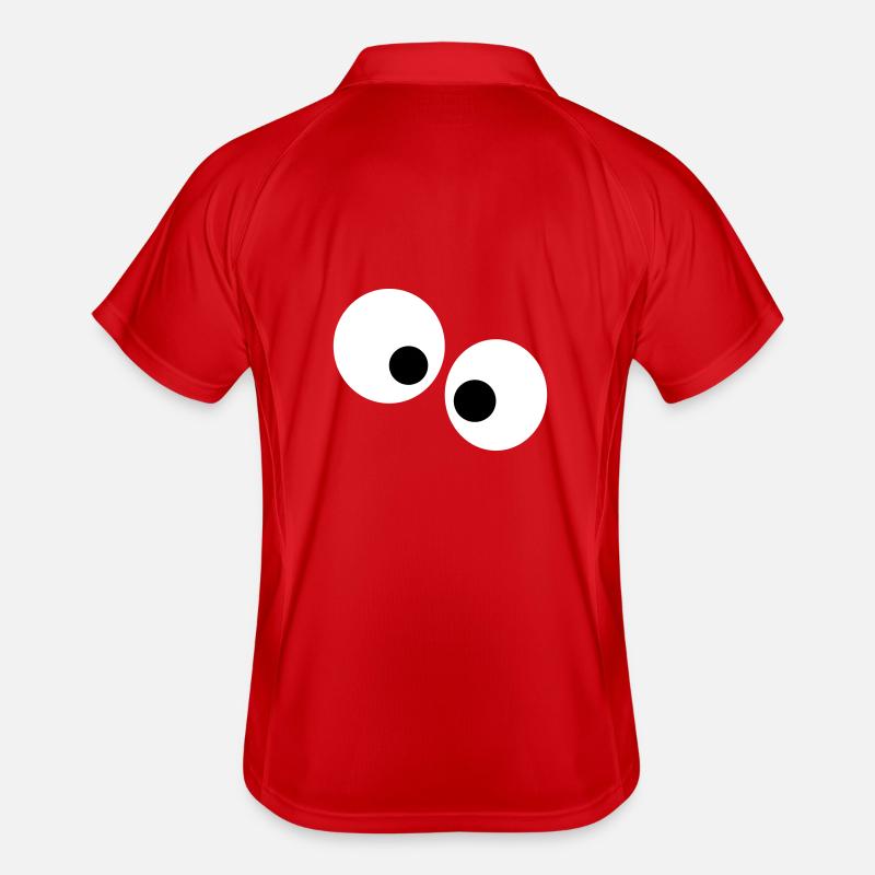 Yeux drôles Polo respirant Homme