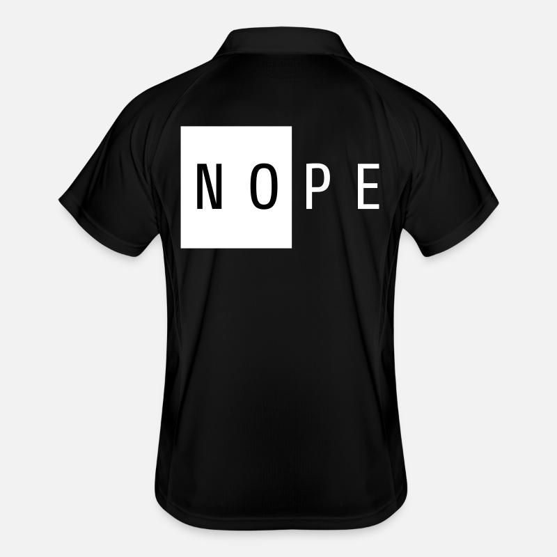 NOPE Black Gift Men's Polo breathable