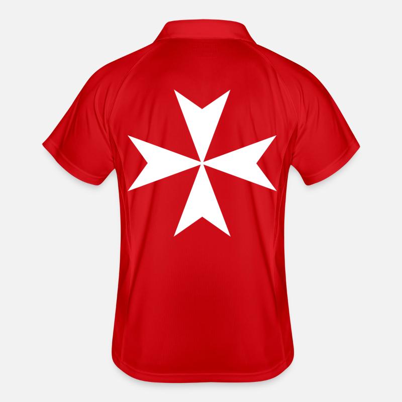 Croix de Malte Polo respirant Homme