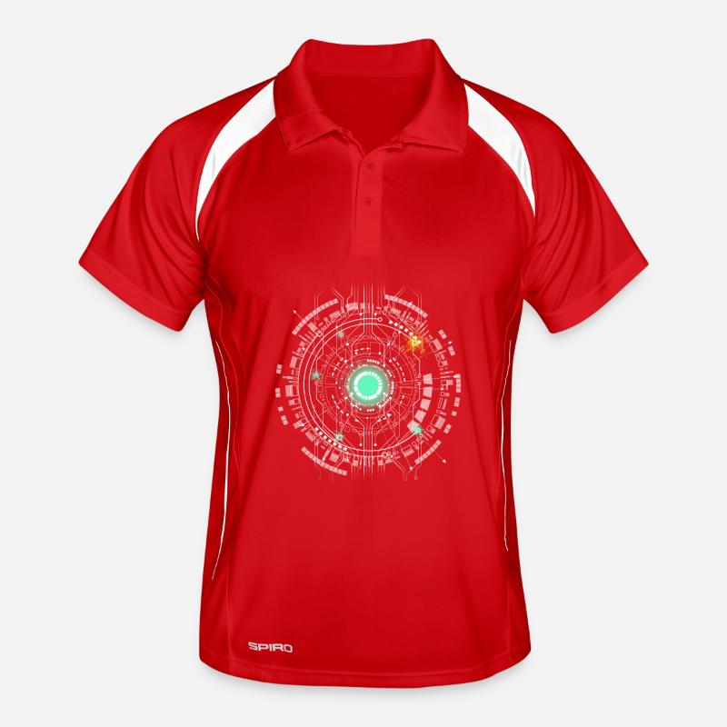 nerd CPU core computer code pc platine geek Hacker Männer Polo atmungsaktiv