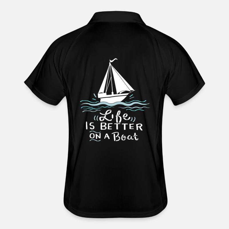 Sailing Sailing Boat Gift Men's Polo breathable
