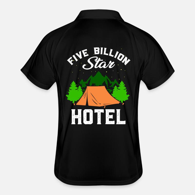 Camping Camping Campen Zelten Cadeau Polo respirant Homme
