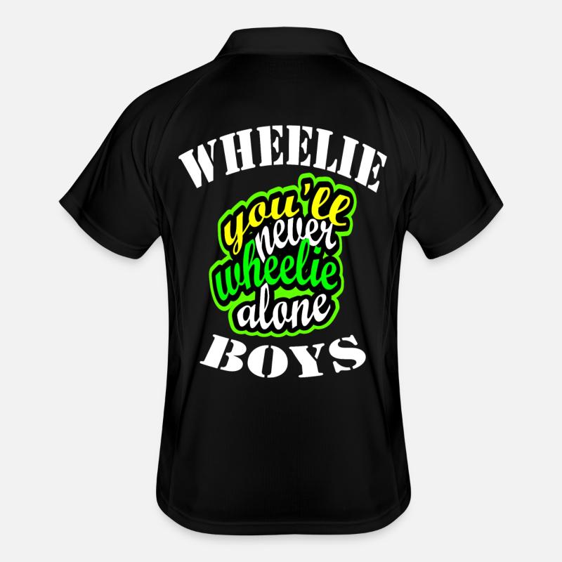 Wheelie Männer Polo atmungsaktiv