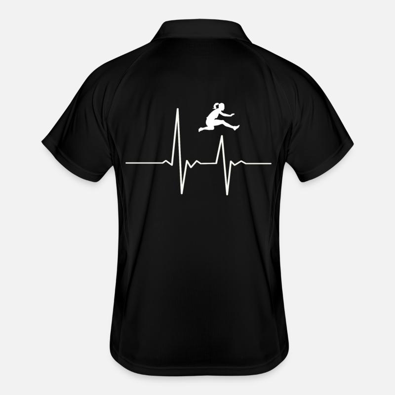 Athlétisme Coureur d’obstacles Battements de cœur Polo respirant Homme