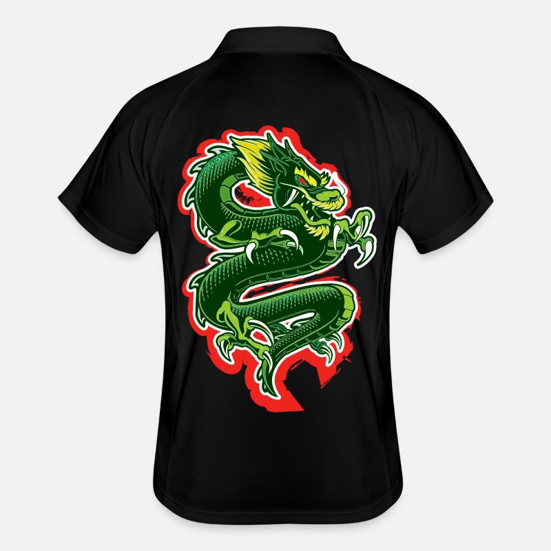 Drachen Männer Polo atmungsaktiv