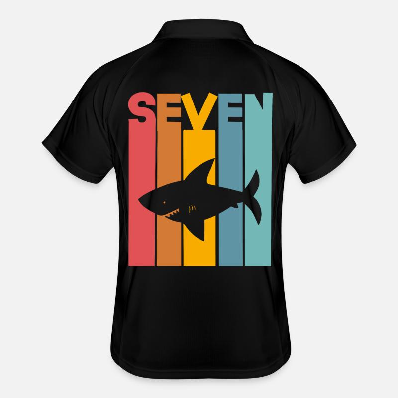 Requin 7 ans enfants Polo respirant Homme