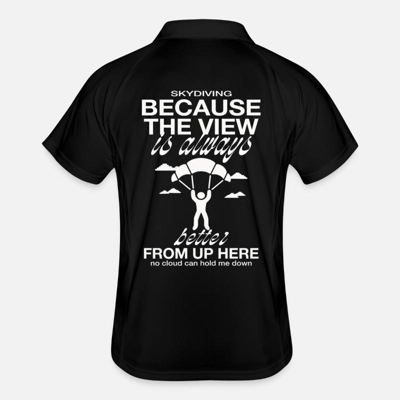 Skydiving Männer Polo atmungsaktiv