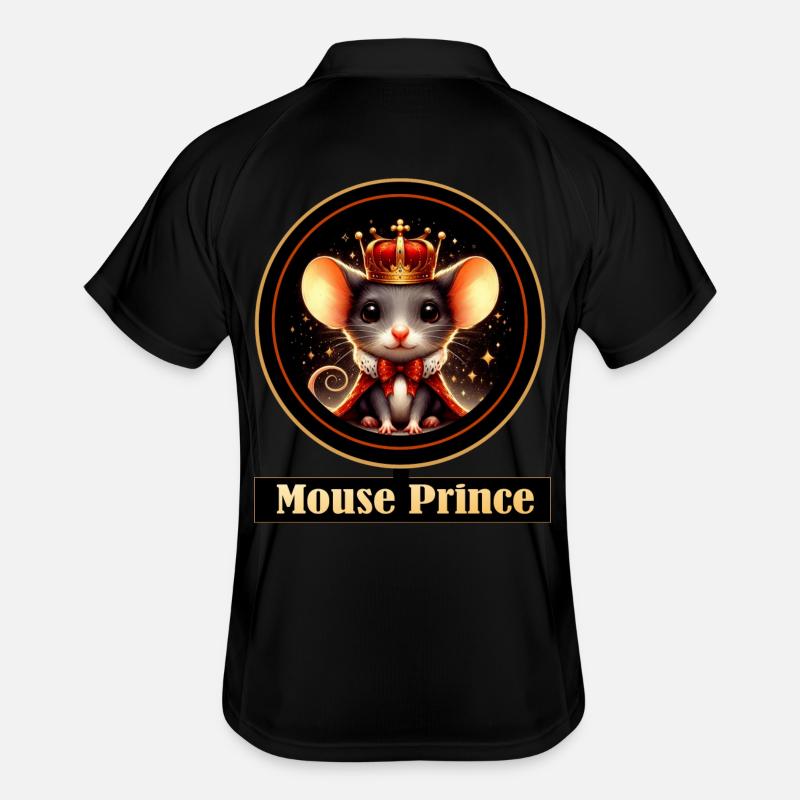 Mouse Prince King Magic Men's Polo breathable