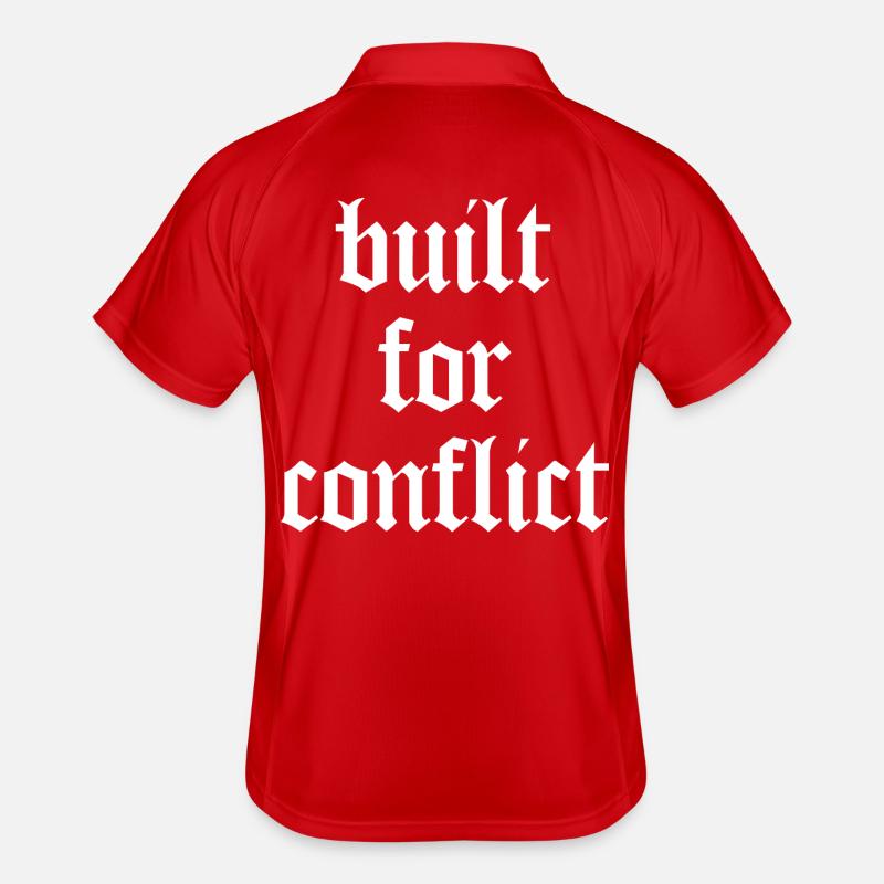 Built for Conflict - Bodybuilding & Gym Männer Polo atmungsaktiv