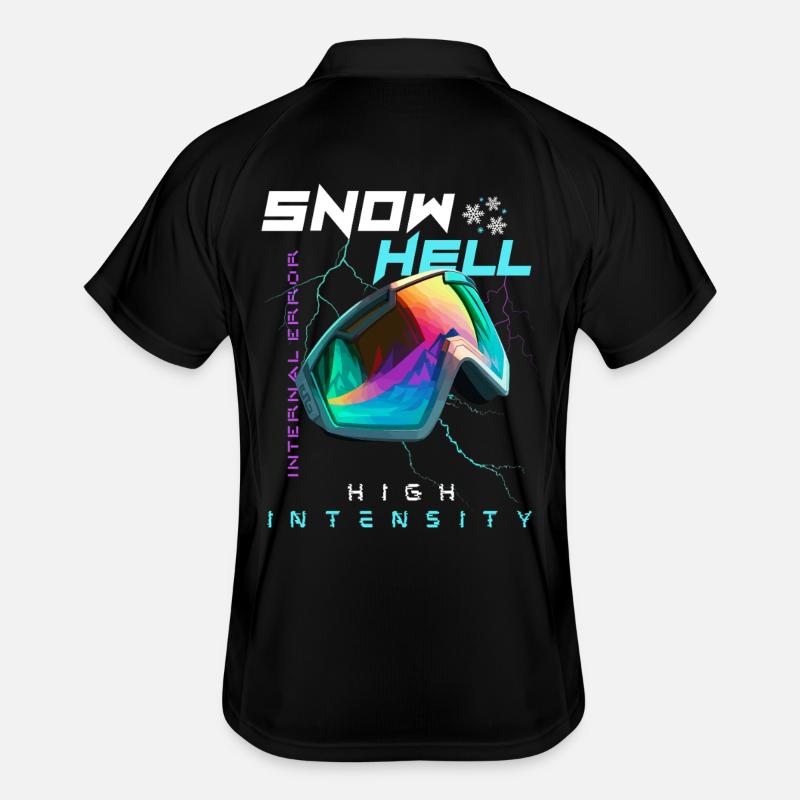SNOW HELL 2.0 | High Intensity | Winter Sports Men's Polo breathable