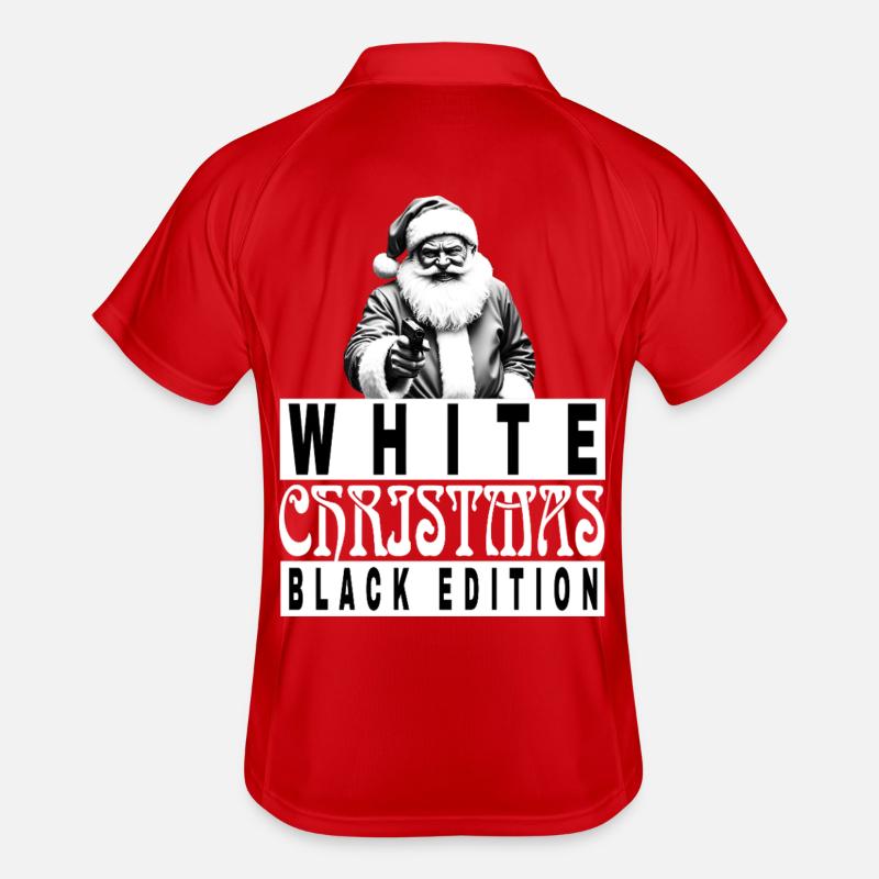 Blanc Noël Noir Edition Polo respirant Homme