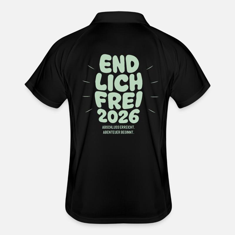 Endlich Frei - Abschluss 2026 Männer Polo atmungsaktiv