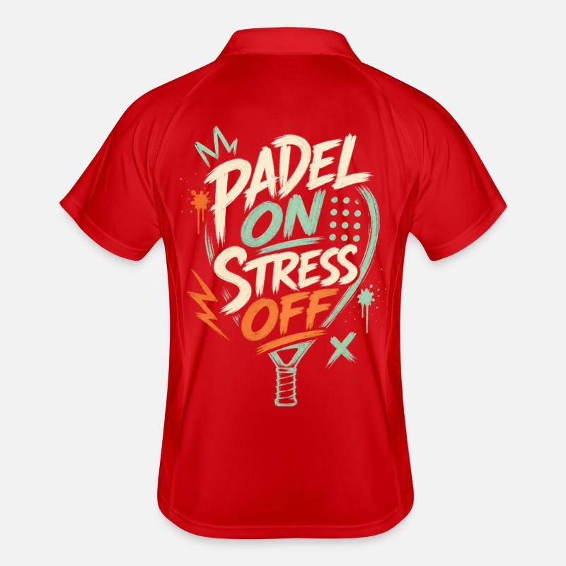 Tenue de padel Stress Away Polo respirant Homme