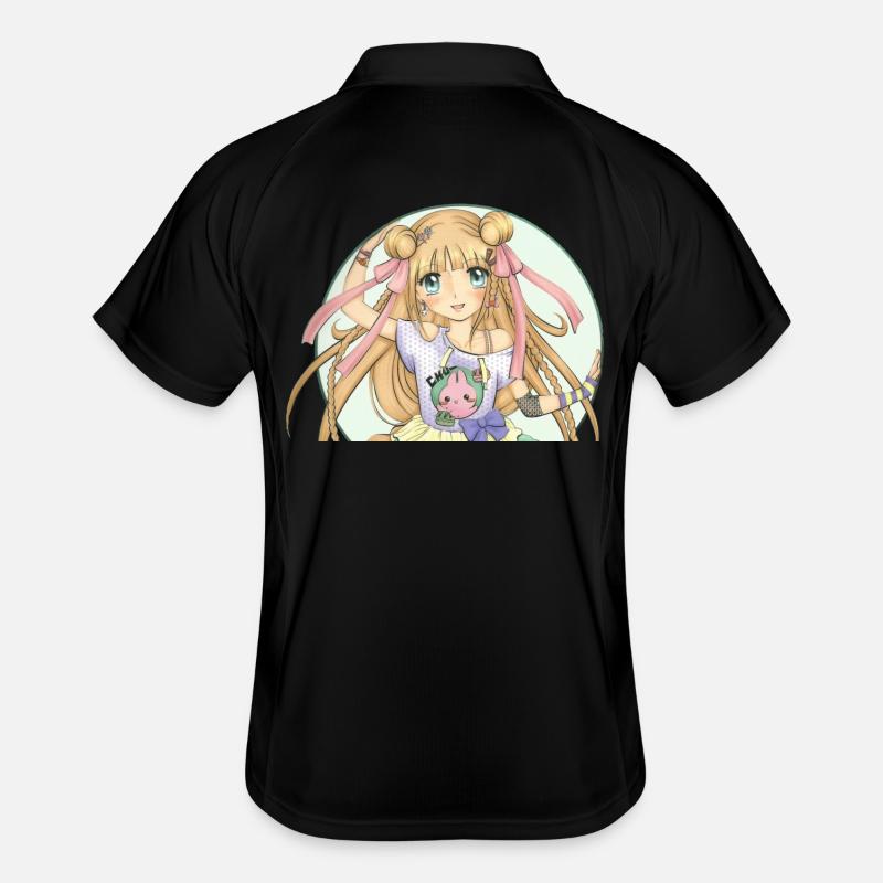 Mangas Polo respirant Homme