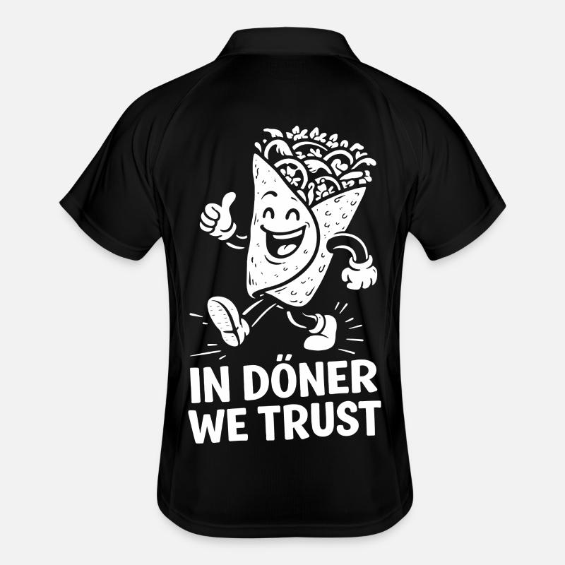 In Döner We Trust – le Snack le Plus Sacré du Monde Polo respirant Homme