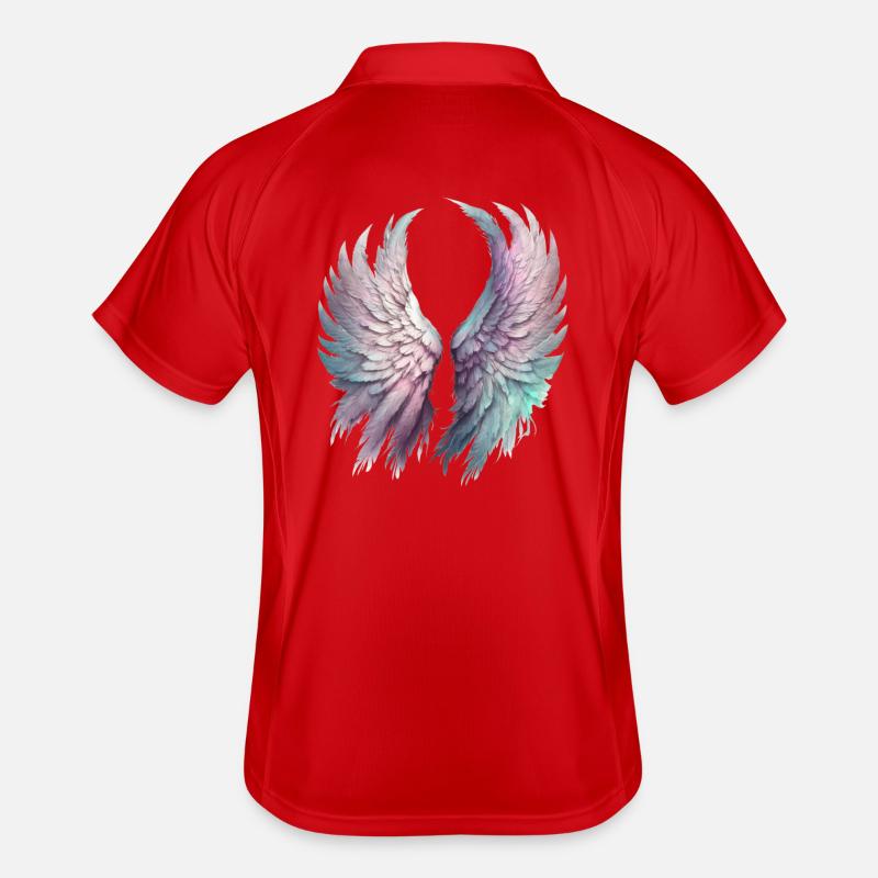Ätherische Pastellflügel Männer Polo atmungsaktiv