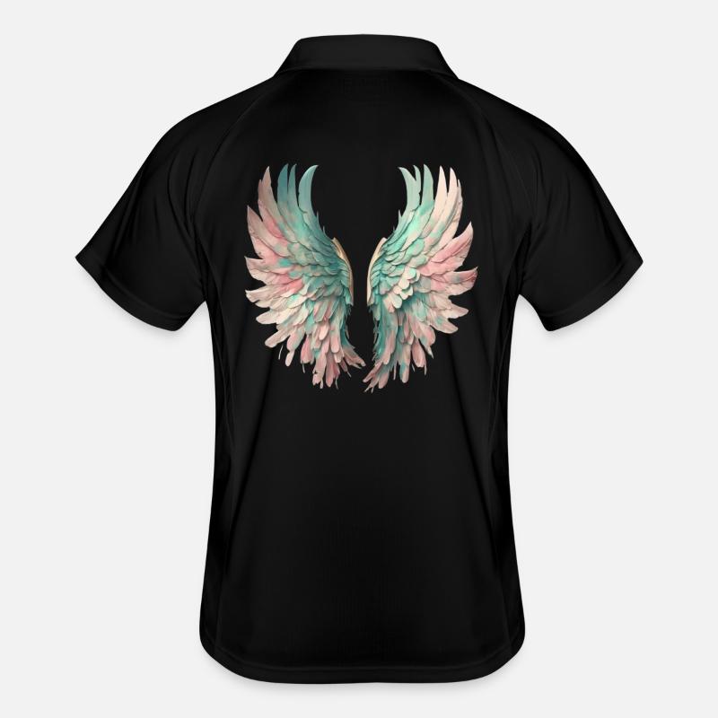 Ailes pastel éthérées Polo respirant Homme