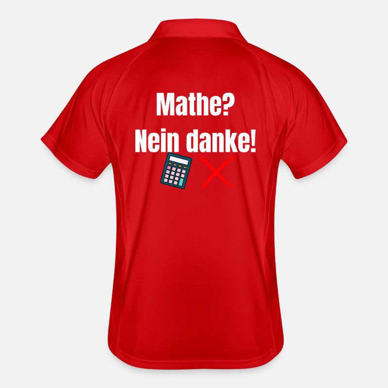 Math _Nein_danke Men's Polo breathable
