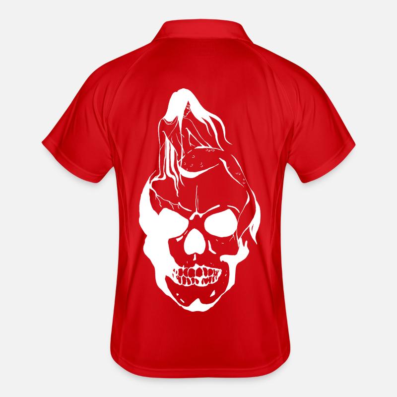 Sirène sur Skull Polo respirant Homme