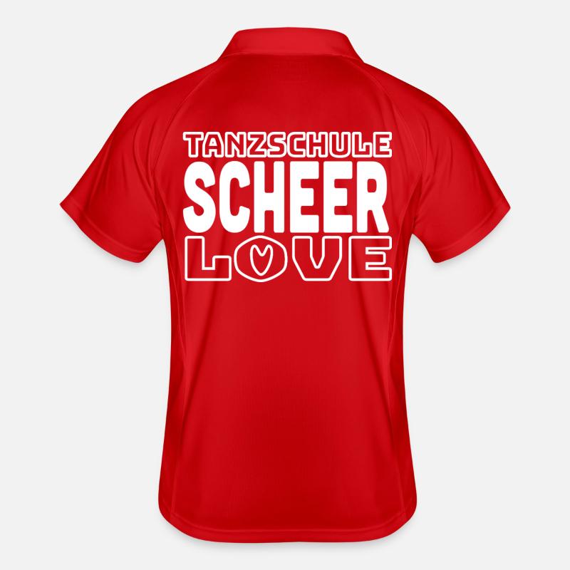 SCHEER Love 2026 - white Männer Polo atmungsaktiv