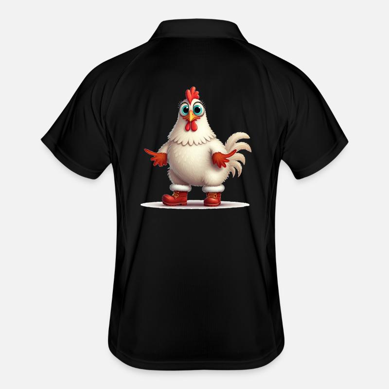Poule fougueuse avec bottes Polo respirant Homme