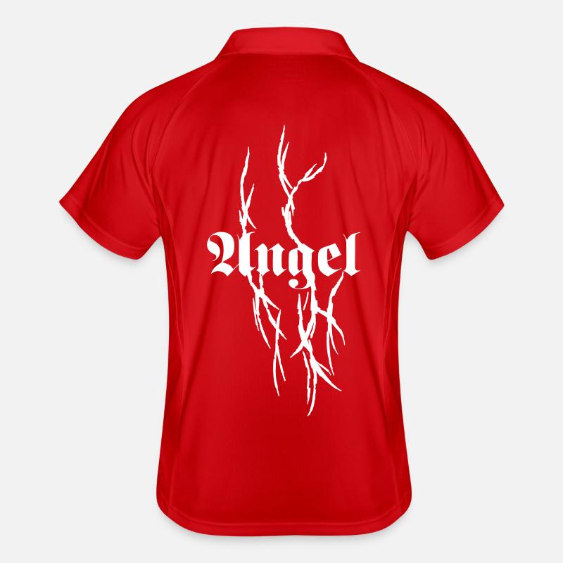 Gothic Thorns Typography Men's Polo breathable