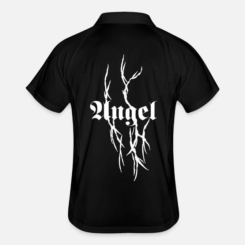 Gothic Thorns Typography Men's Polo breathable