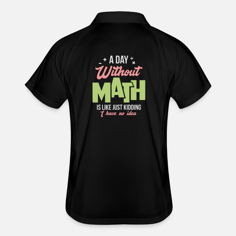 mathématiques Polo respirant Homme