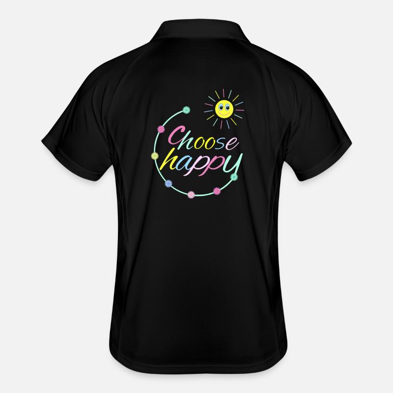 Choose Happy Männer Polo atmungsaktiv