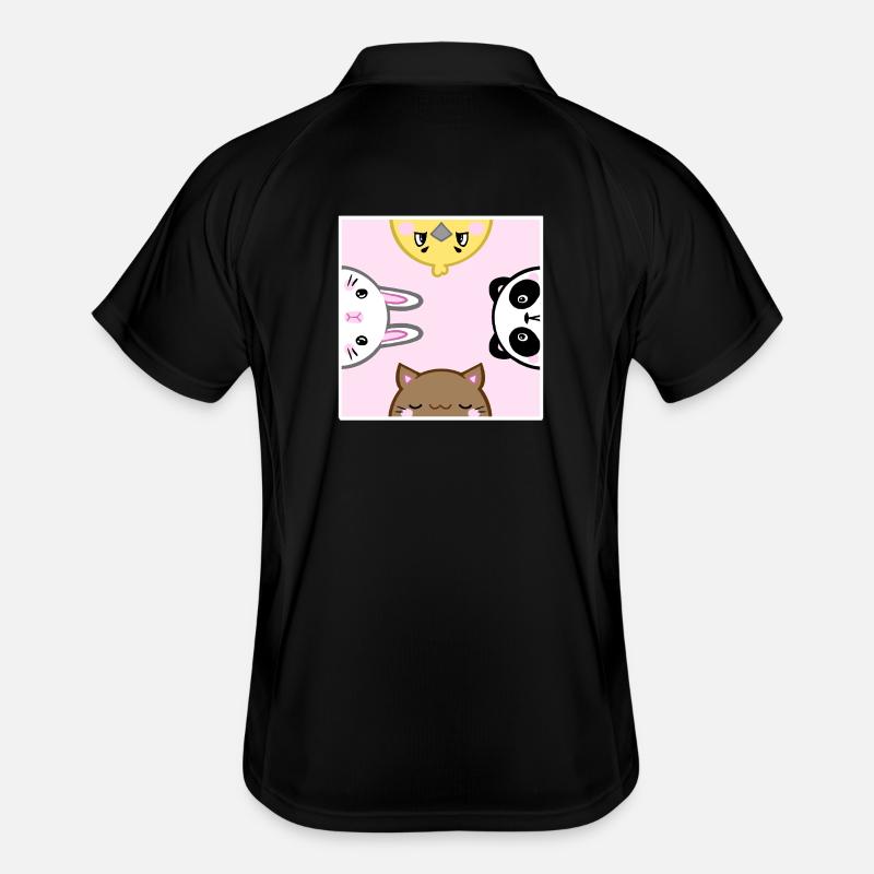 Animaux mignons Polo respirant Homme