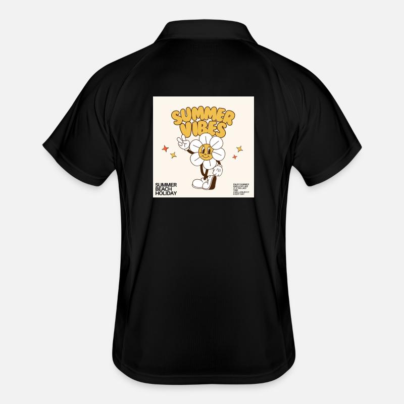 Summer Vibes Design Men's Polo breathable