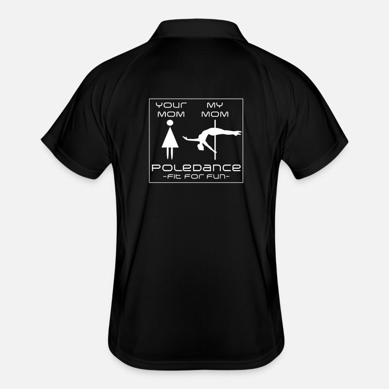 Amusement de maman en pole dance Polo respirant Homme