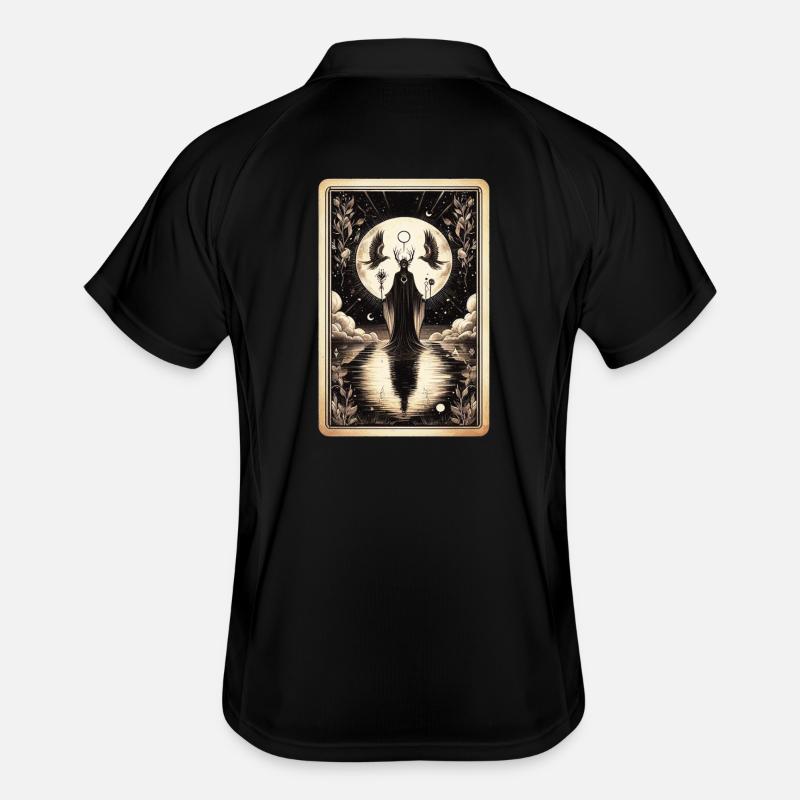 Night Queen Mystic Circle Men's Polo breathable