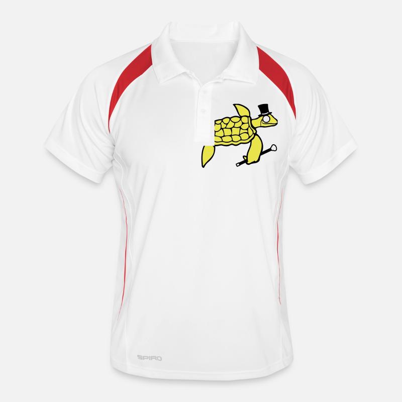Mr. Turtle Sir Monocle Top Hat Rich Men's Polo breathable