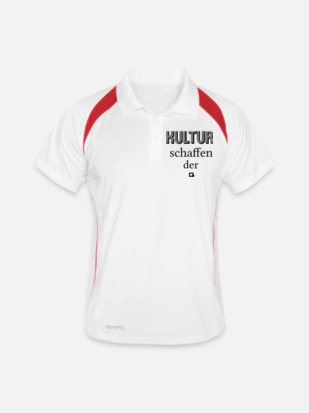 Cultural Worker - Men's Polo breathable - white/red - Front